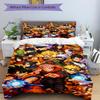 Superhero Anime Characters Print 3Pcs Bedding Setduvet Cover With 2 Bedropillowcase Home Birthday Gift