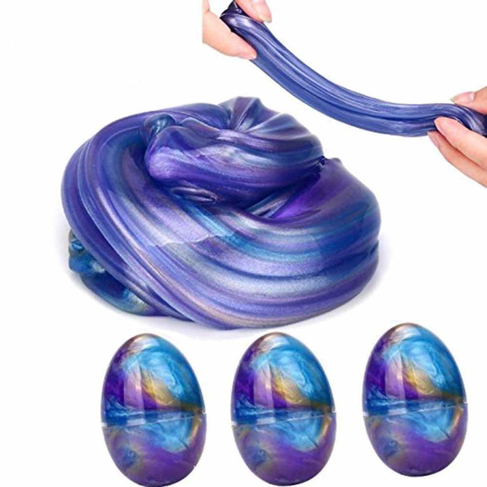 Stress Reliever Starry Crystal Ball Colorful Eggs Funny Soft Crystal Mud