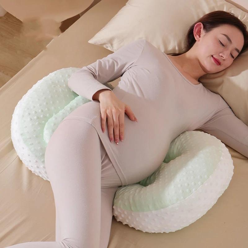 Women's Side Sleeping Belly Pillow Multifunctional Maternity Waist Protection Pillow Adjustable Width Pregnancy Pillow Pregnant