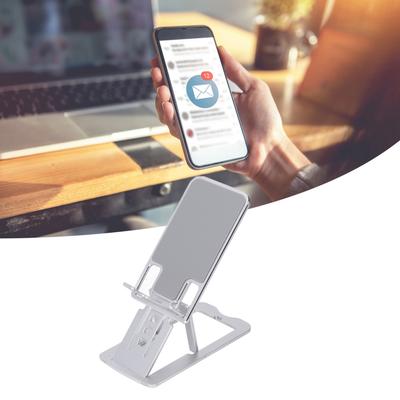 Phone Stand Foldable Portable Ergonomic 7 Angle Adjustments Bottom Silicone Aluminum Alloy Tablet Holder
