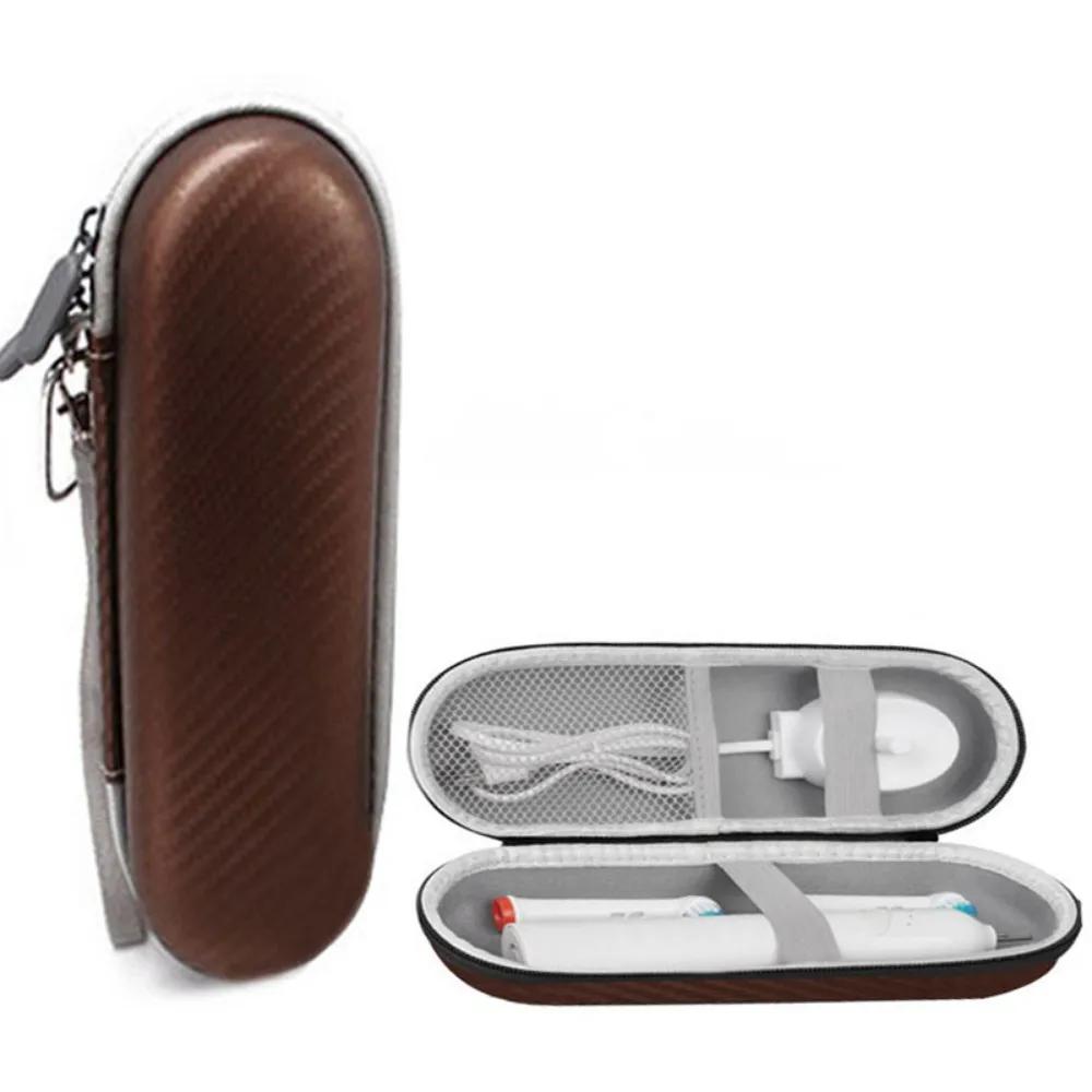 EVA Electric Toothbrush Storage Box Empty Protective Electric Toothbrush Case with Handle Large Capacity Toothbrush Travel Case