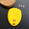 ZAD silicone rubber car key cover case set for Buick for GMC for Chevrolet for Cadillac PONTIAC SATURN Aura Impala 4 button key