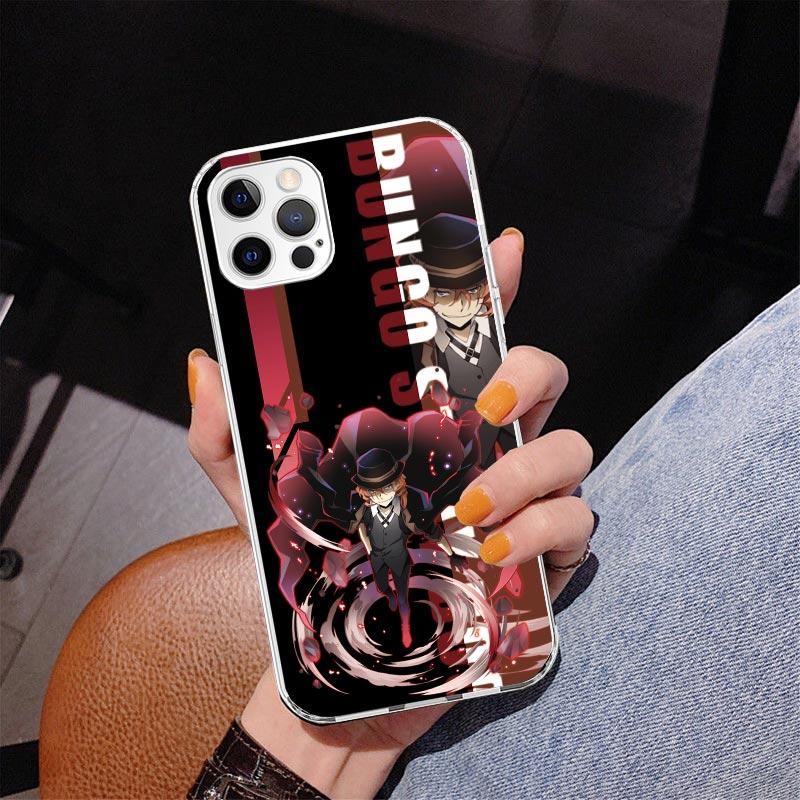 

Чехол для телефона с аниме Bungo Stray Dogs для iPhone 17 Air 16 Pro Max 16E 15 + 14 Plus 11 12 13 Mini 7 8 SE Подарок Печатная Крышка Fundas 17 iPhone 17