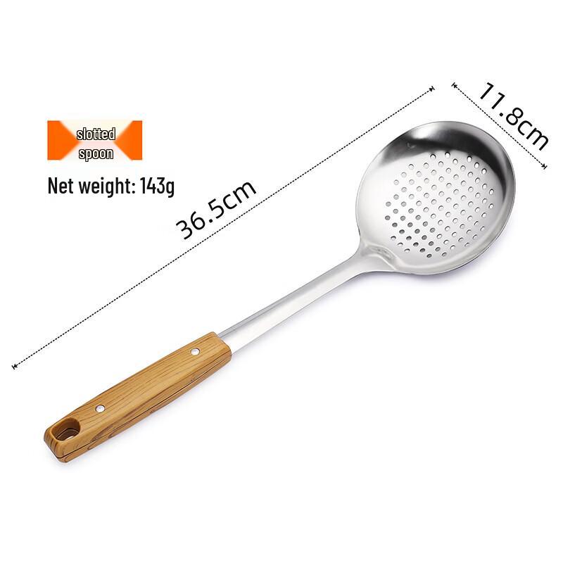 Wutuo 3-Piece Stainless Steel Slotted Spoon Set
