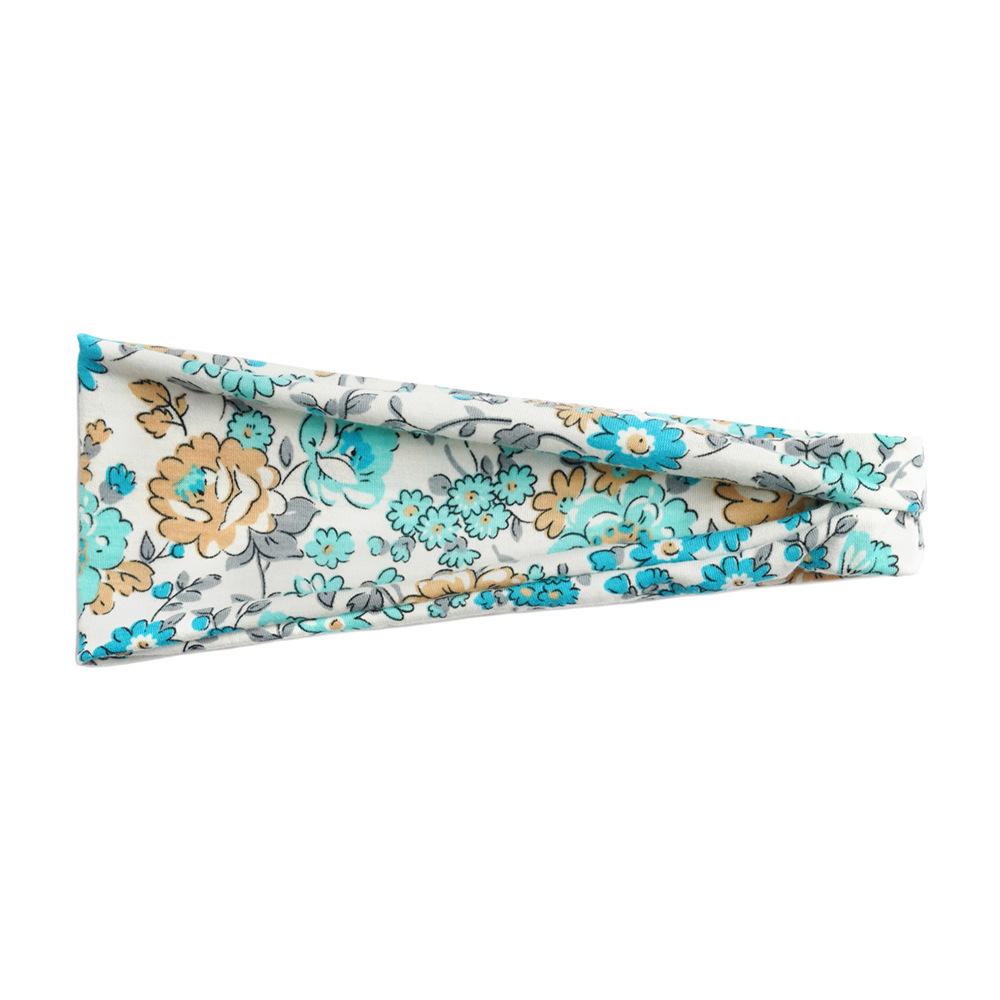 Flower Small Floral Series Women'S Sports Headband Yoga Headband Sweat-Absorbing Belt Antiperspirant Wide-Brimmed Headgear