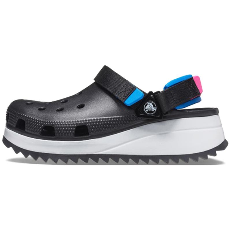 Crocs Classic Hiker Clog Sports Black Blue Red Sandals 'Black Blue Red'