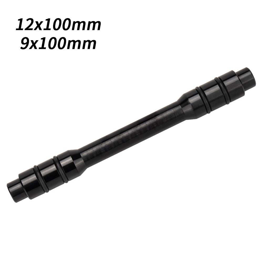 Bike Hub Axle Adapter 12mm / 15mm To 9mm 7075 Aluminum Alloy Quick Detachable Hub Axle Adapter For MTB Road Bike Wheel