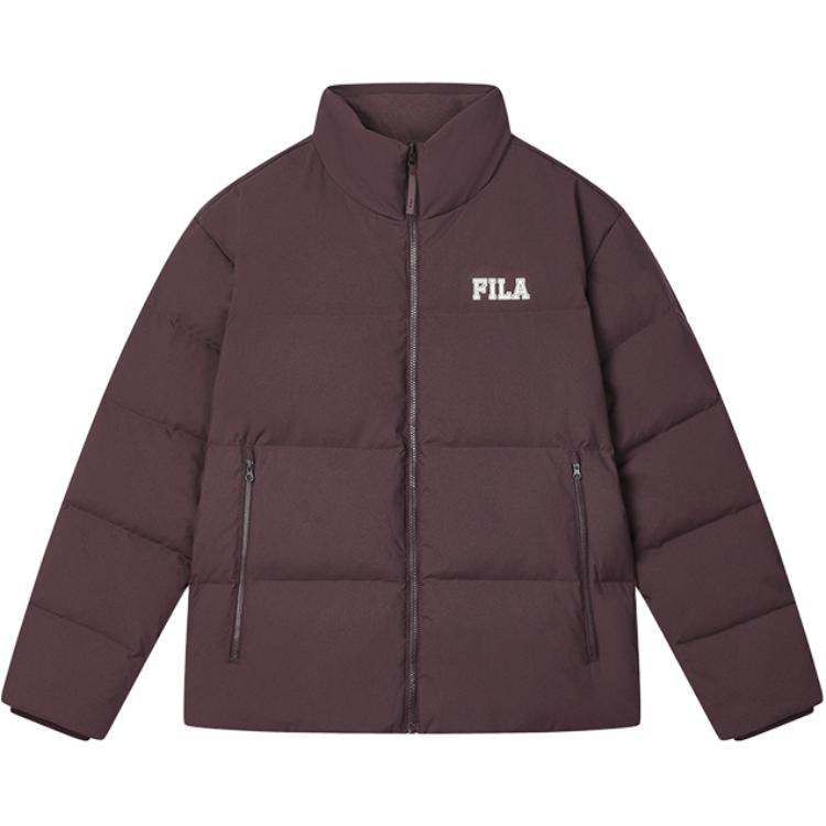 New FILA Down Jacket Unisex Sandalwood Brown F51M449904F-BN