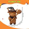 Cow Statue Desktop Sculpture Collectibles Ornament Halloween Decor for Indoor