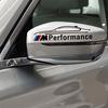 2Pcs Car Rearview Mirror Badge 3D Sticker &Decal Accessories For BMW M E34 E36 E60 E90 E46 E39 E70 F10 F20 F30 X5 X6 X1 M3 M5 M6 E71 F01 F02 F87