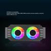 ARGB RAM Radiator Computer Memory Module Heat Sink PWM Temperature Control Dual Fan For DDR DDR2 DDR3 DDR4 DDR5 White