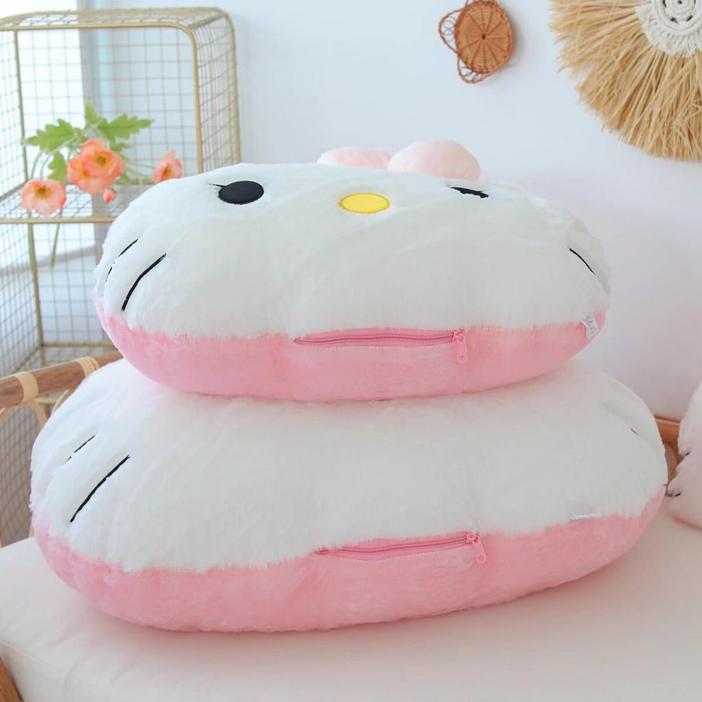 Giant Hello Kitty Plush Toy Very Soft White Cat Plushies Comfortable Huggable Doll Washable Xmas Gifts Girl