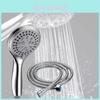 Elegant Rund Handhållen Duschhuvudset Med Högtrycksregnstråle ABS-material