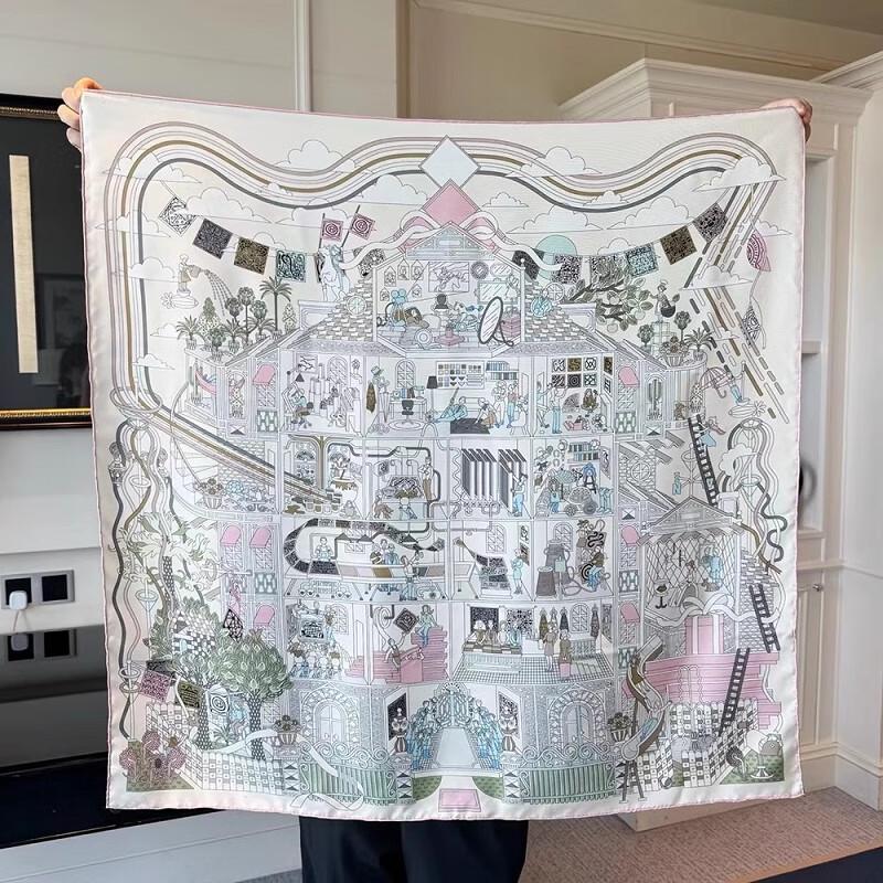 NINA SOLOR Designer Twill Scarf