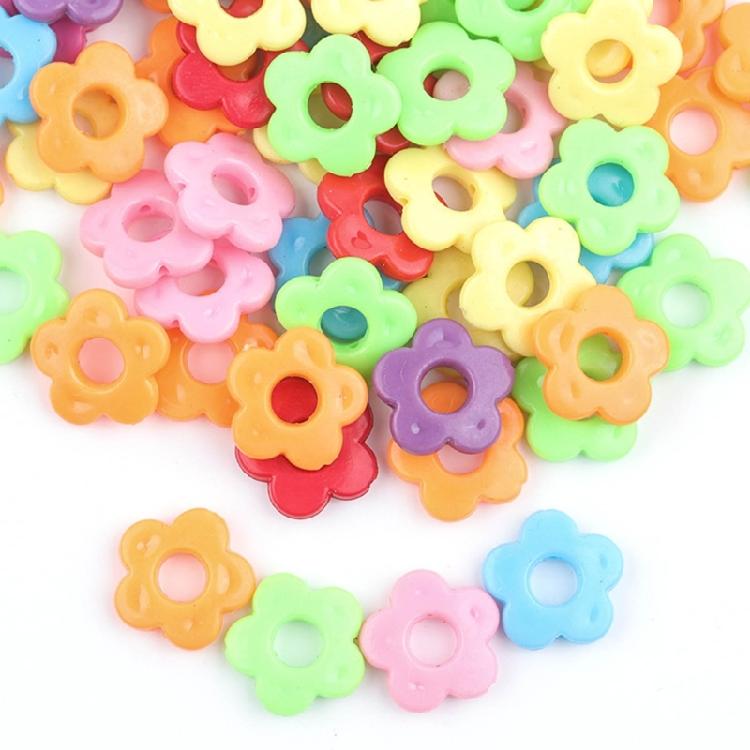 Flower Spacer Beads for Bracelet Jewelry Making DIY Accessories Craft 19x19mm