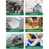 Slagvast Hamer met Antislip Handvat en S/M/L Maat Schokbestendige Hamer voor Bouwveiligheid Multitool