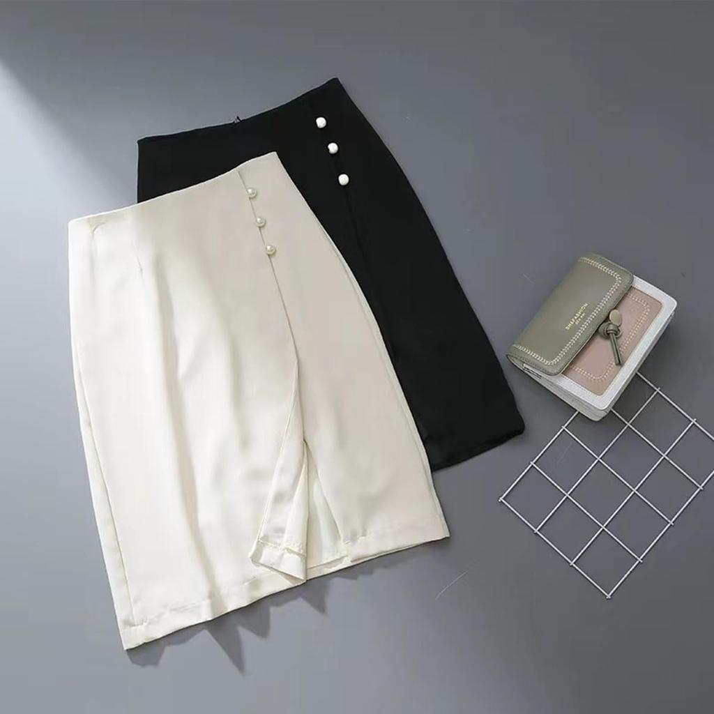 Perlen eng geschlitzt Bürouniform [PH.YZBBDPG] Rock, Knielang, Rock, Kostüm, Frühling, Sommer, Herbst, Business, Damen