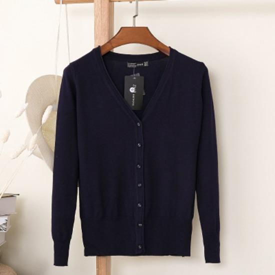 Export Loose Sweaters, Knitted Tops, Women's Cardigans, Thin Long-sleeved Coats for Spring and Autumn