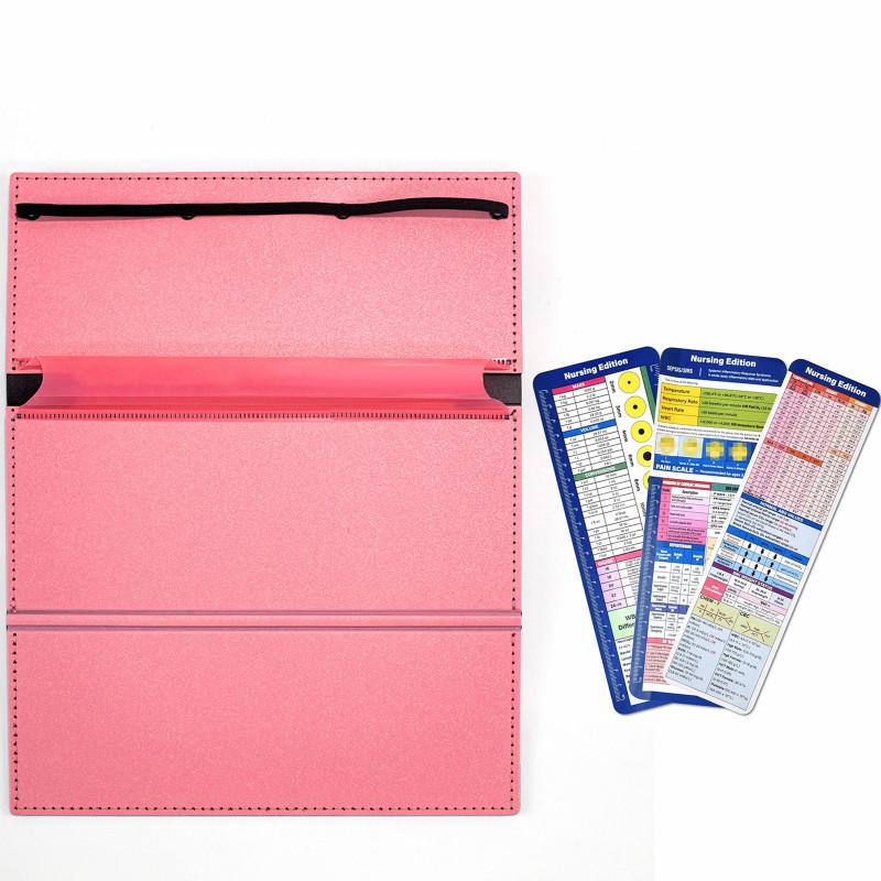 Nursing Clipboard Foldable With Nursing Medical Edition Cheat-Sheets 3 Layers Foldable Clipboard