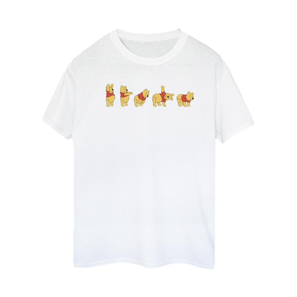 Disney Womens/Ladies Winnie The Pooh Stretching Cotton Boyfriend T-Shirt