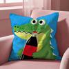 Animal Cute Crocodile Cushion Cover MultiScene Pillow Cover for Home  Car  Reversible Soft  Durable for Daily Use