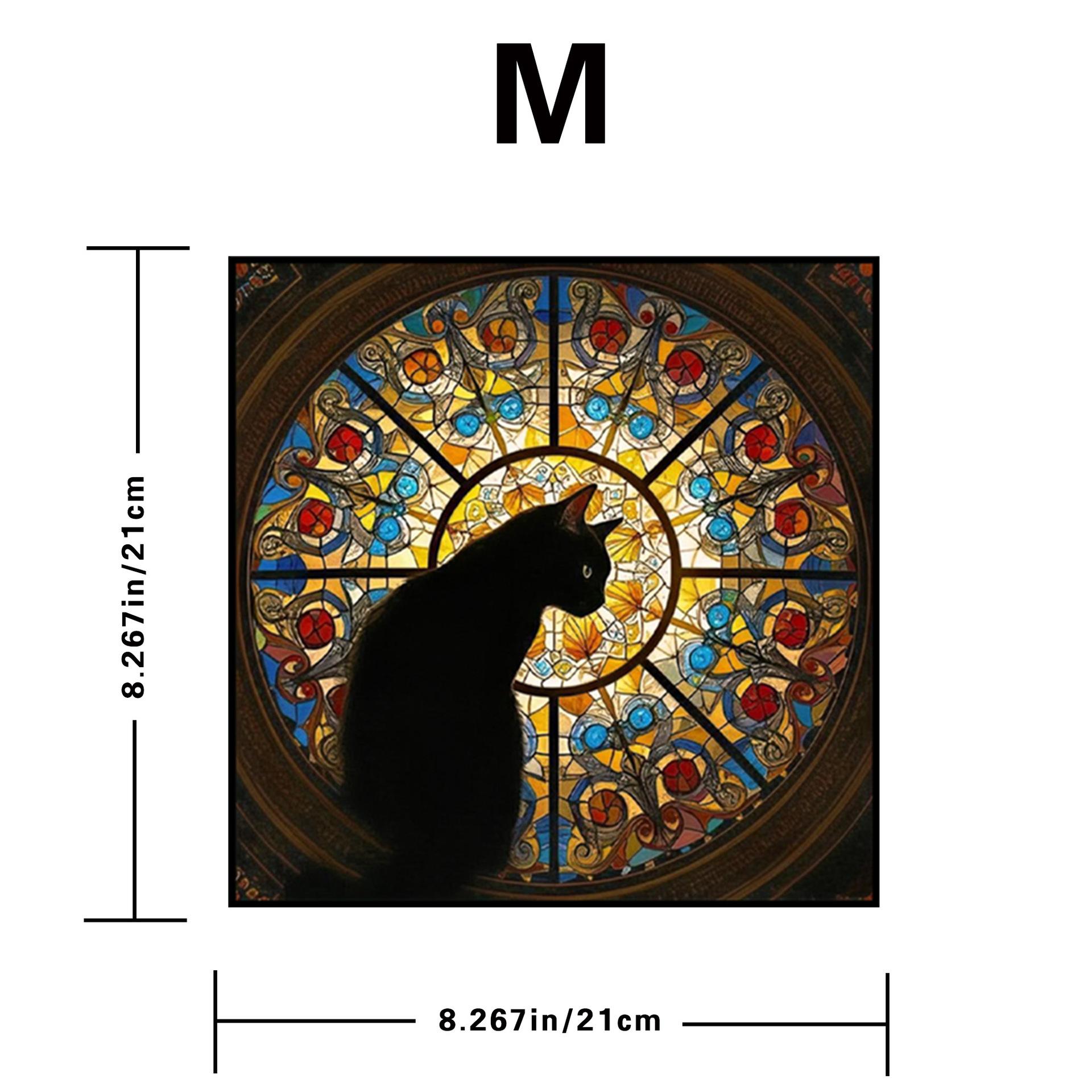 

158/276pcs Cat Church Wooden Jigsaw Puzzle Irregular Puzzle Stress-Relieving Game Birthday Xmas Gifts for Cat Lovers Home Decor