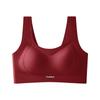 Women Seamless Wireless Push Up Gathering Anti Sagging Sports Tank Top Bra