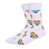 Men's High Waist Trendy Long Socks - European American Autumn Winter Style Plus Size 4348