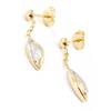 Altesse [G2297] - Two-tone 'Câlin' Gold Plated Earrings