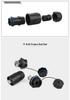 Lingke Waterproof RJ45 Aviation Plug Socket Connector
