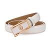 Women Casual Vintage Automatic Buckle Waistband Pants Bands Ladies Dress Belts Genuine Leather Belt