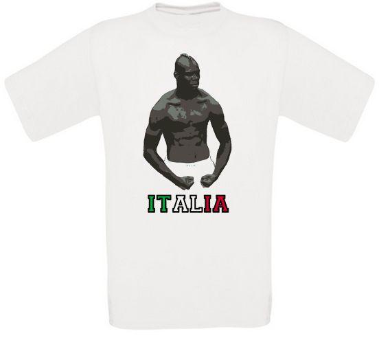 Balotelli Italia Italia ITALIA Camiseta De Milan Todas Las Tallas NUEVO Unisex T-Shirt XL