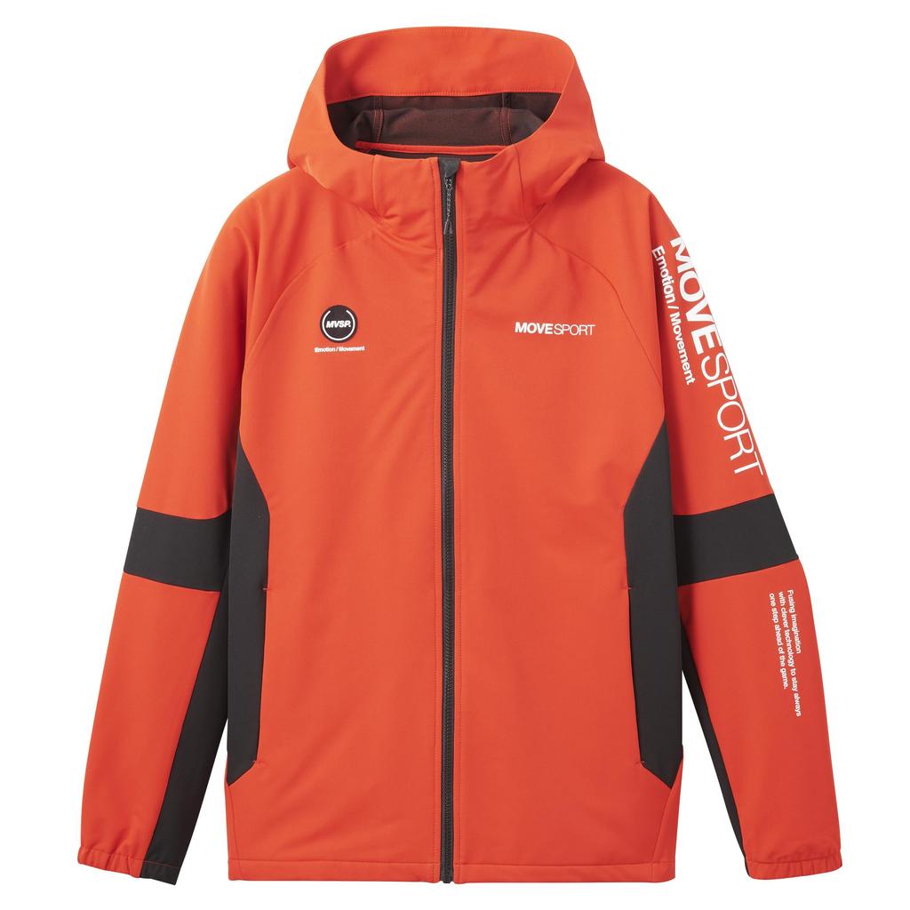 HEATNAVI TOUGH Softshell Hoodie Full-Zip ST4FJK23M_RDBK_L