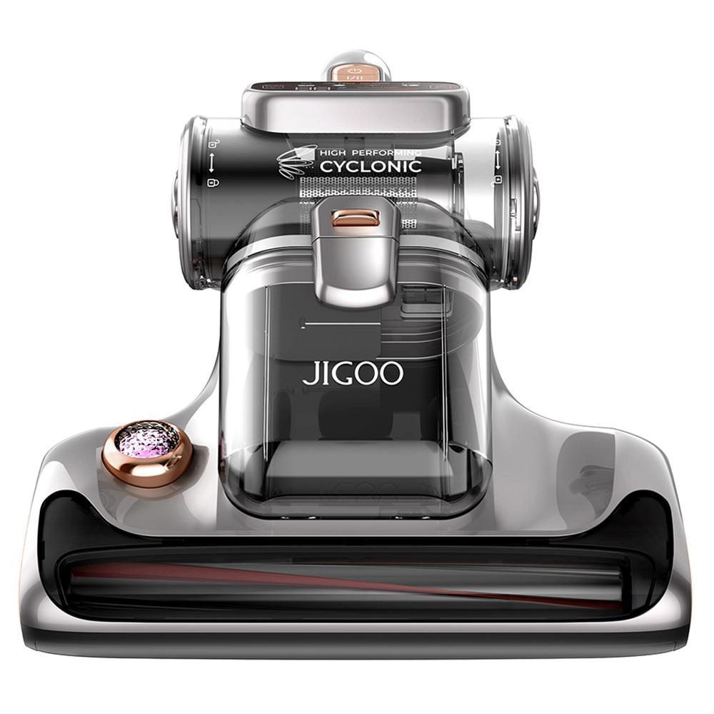 JIGOO T600 Mite Vacuum Cleaner with UV Light & Hot Air [700W/15kPa] - 99.9% Allergen Removal, for Mattresses/Sofas/Carpets
