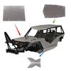 Compatible with Axial Wraith 90018 Aluminium Alloy Engine Hood Panel Roof Panel Side Panel Skid Plate RC Car Body