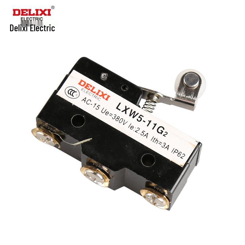 DELIXI Limit Micro Switch LXW5-11G2, Hinge Roller Lever Type