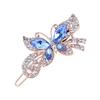 Fashion Women Butterfly Shape Rhinestones Inlaid Hair Clip Hairpin Headwear