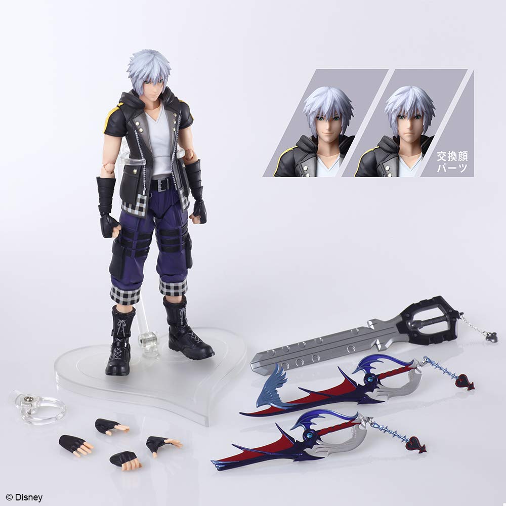 KINGDOM HEARTS III BRING ARTS Riku Version 2 PVC painted action figure