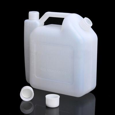 Plastic Mixing Bottle Lawn Mower Tank Holder Fuel Petrol Oil Portable 1L