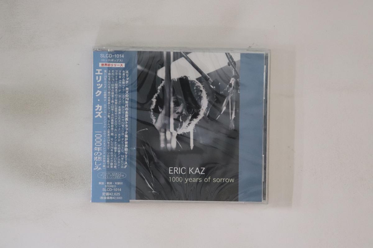 

CD ERIC KAZ - 1000 Years Of Sorrow SLCD1014 Slice Of Life R 2002 Japan Obi Rock Used