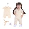 43CM Lively Reborn Baby Doll Soft Full Silicone Vinyl Lifelike Skin Like Real Babies Girl Doll Christmas Gift