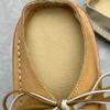 Johnature Handmade Genuine Leather Flat Slippers Round Toe Retro Soft Soled Women's Outdoor Slip-on Shoes