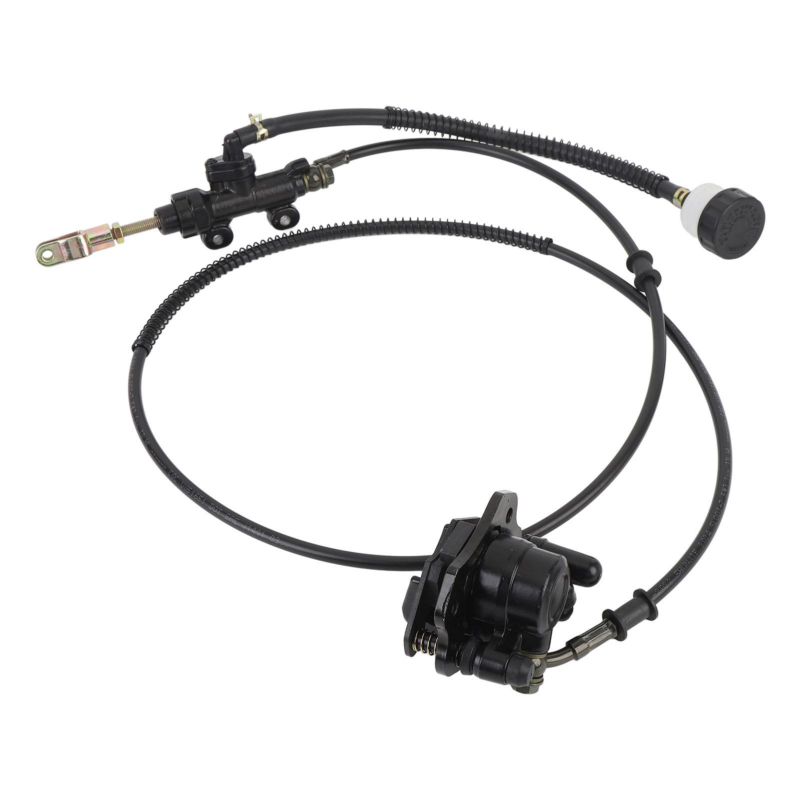 

Комплект гидравлического тормозного суппорта и главного цилиндра, шланг 1,5 м с тормозными колодками для квадроцикла, картинга, мини-байка