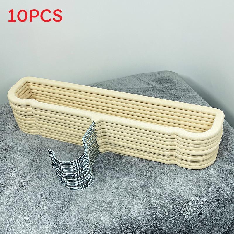 Modern Velvet Pants Hangers Set With Space Saving Design For Closet Organization