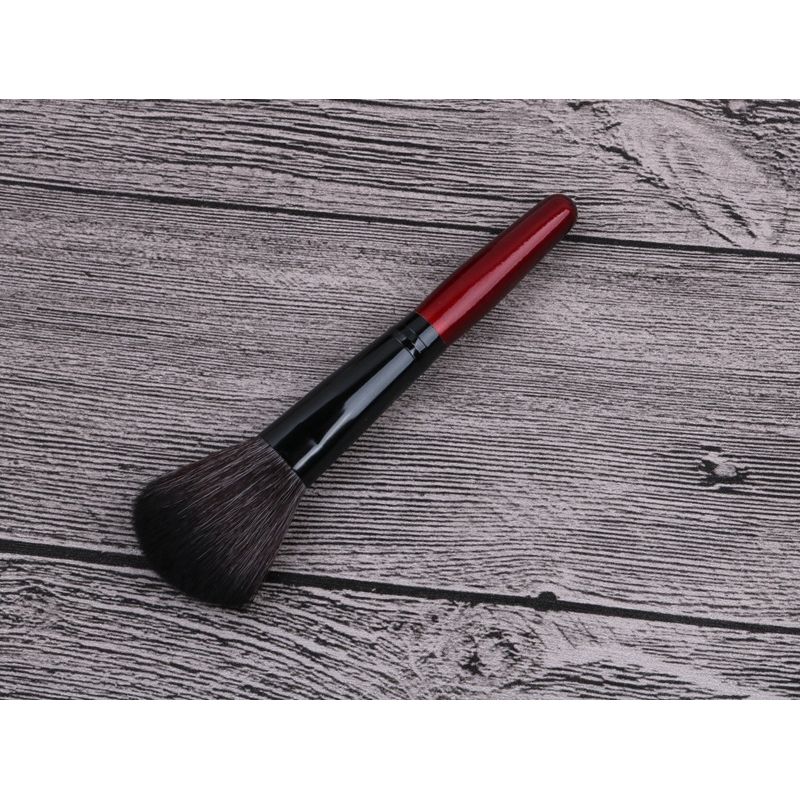 

Blush Brush Powder Brush Powder Foundation Brush Single Short Handle Wooden Handle Makeup Brush Rouge Brush Highlight Brush Makeup Makeup Tool Man-made fiber 2 loose paint brushes