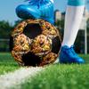 1PC Neymar Football Legend Size 5 Soccer Ball PrahaIndoor Soccer Ball Colorful All Ages Machine Stitched PVC Competition Ready Durable High-Bounce