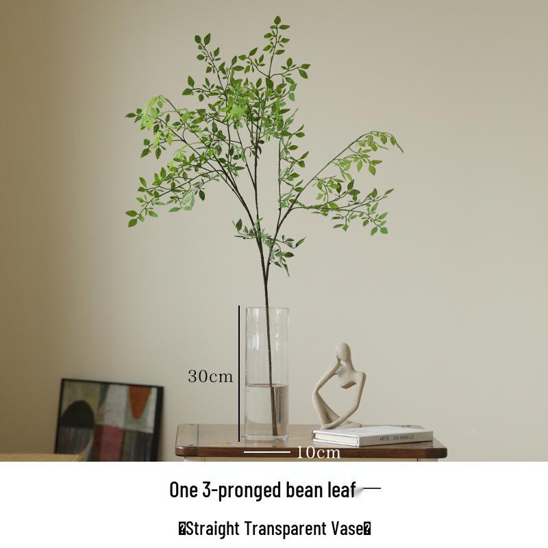 Nandina Artificial Green Plant Branch for Decor - Ideal for Living Rooms, Malls, Landscaping, Floor Ornaments, and Photography Props.