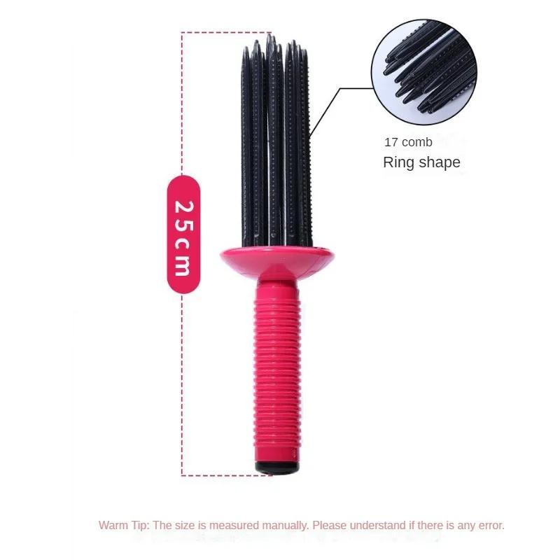 Neue einstellbare Luftvolumen Kamm Haar Flauschigen Styling Lockenwickler Locken Kamm Haar Curler Heatless Curling Make-Up Pinsel Roller Werkzeuge