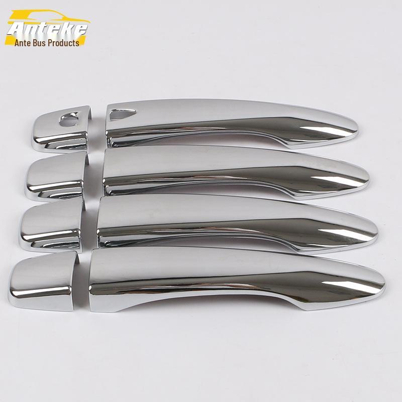 15 Qashqai Door Handle Decorative Sticker - Electroplated Handle Buckle Bright Strip