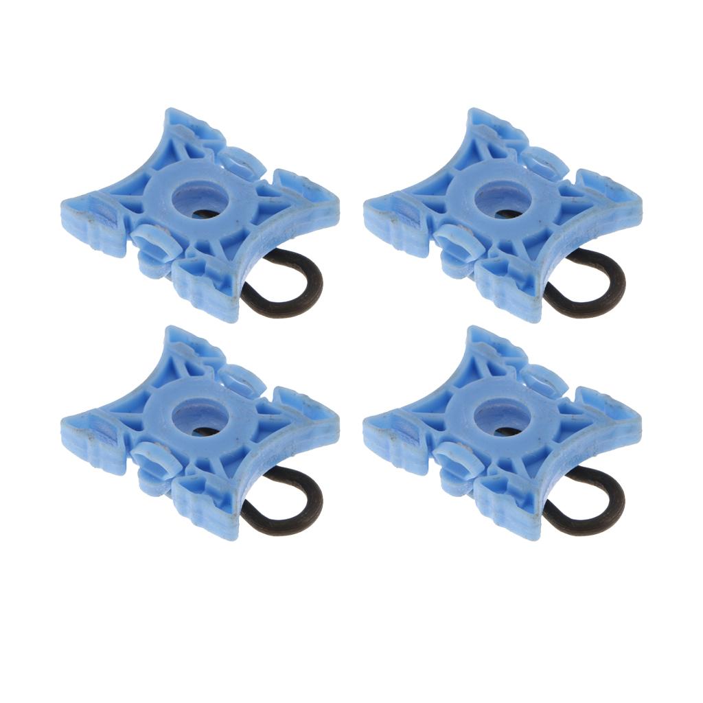 4 Body Clips Nylon Liner Fastener Rivet Push Type Retainer